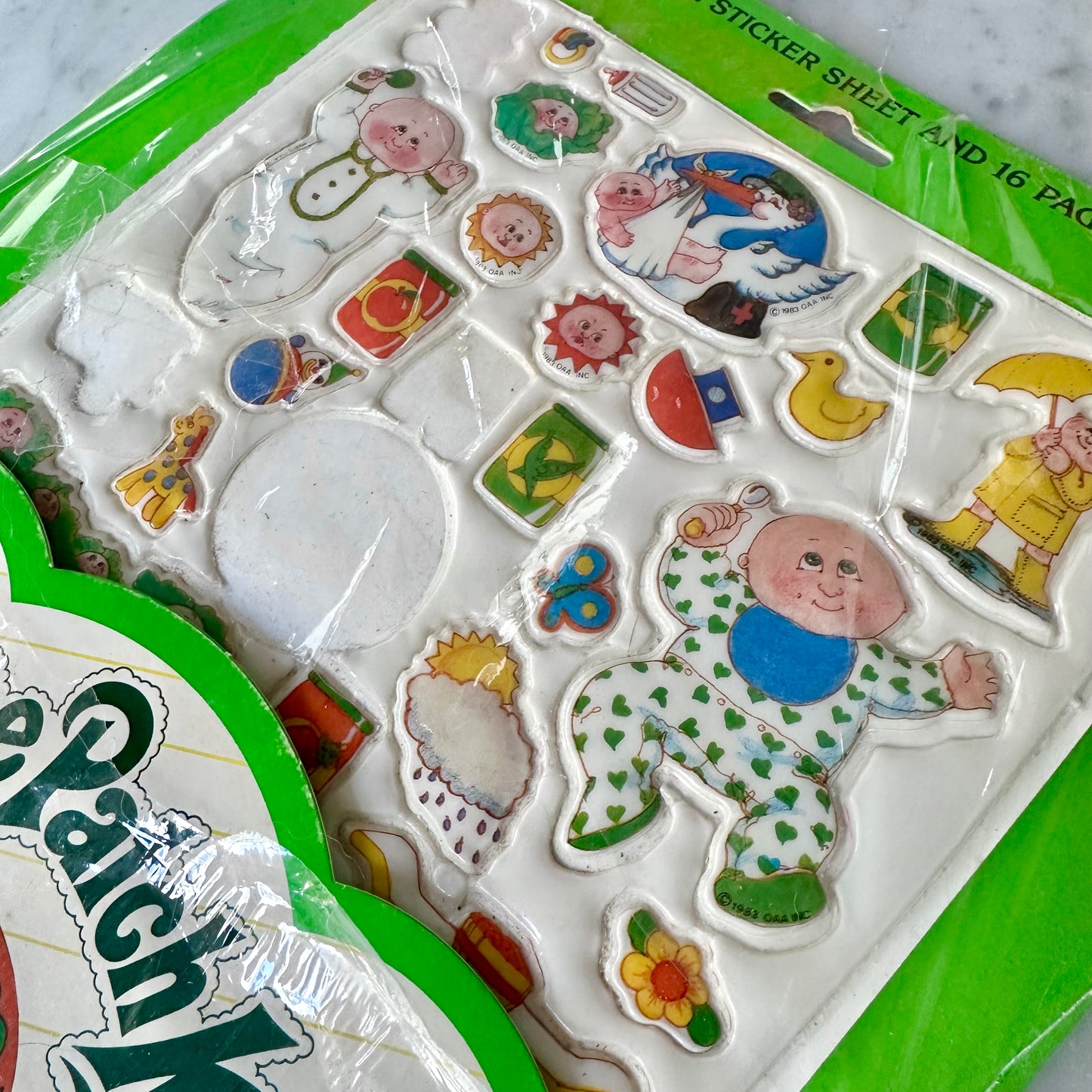 1983 CPK Sticker Baby Book