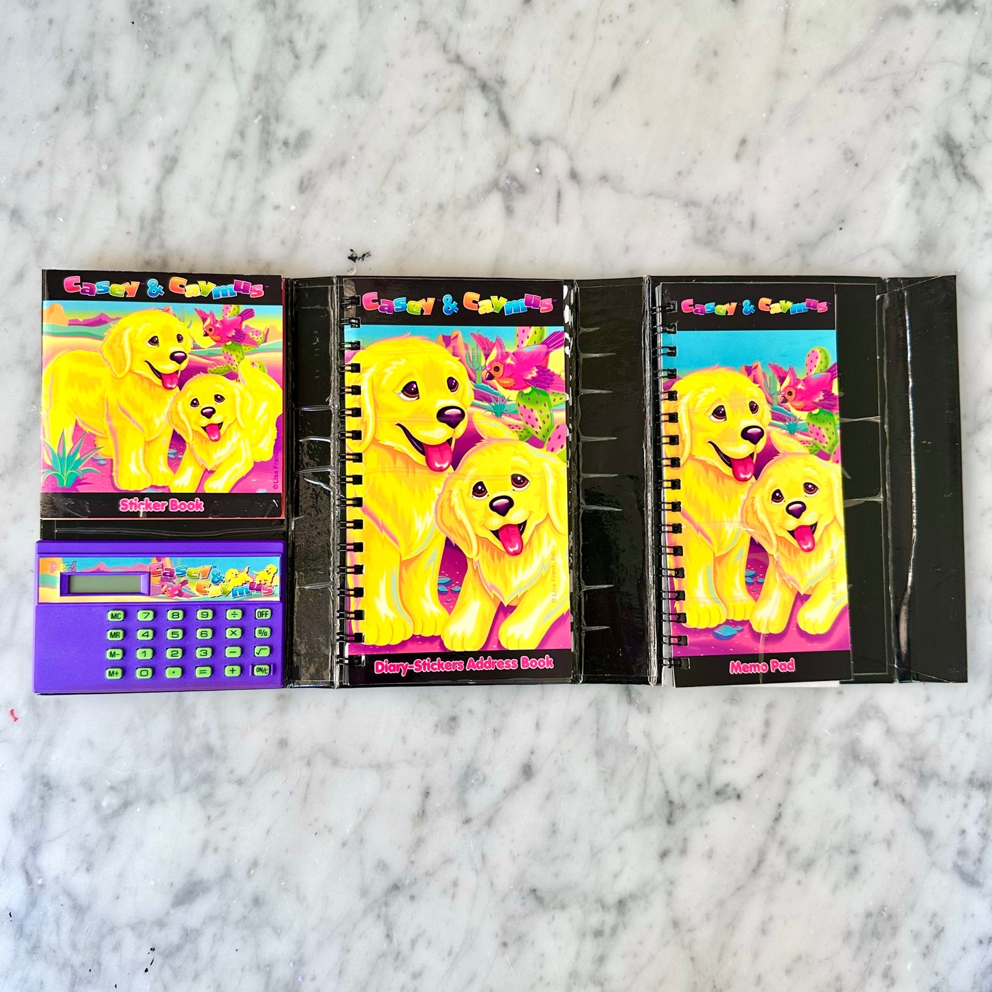 Vintage 1990’s Lisa Frank Casey & Caymus Dream Writers
