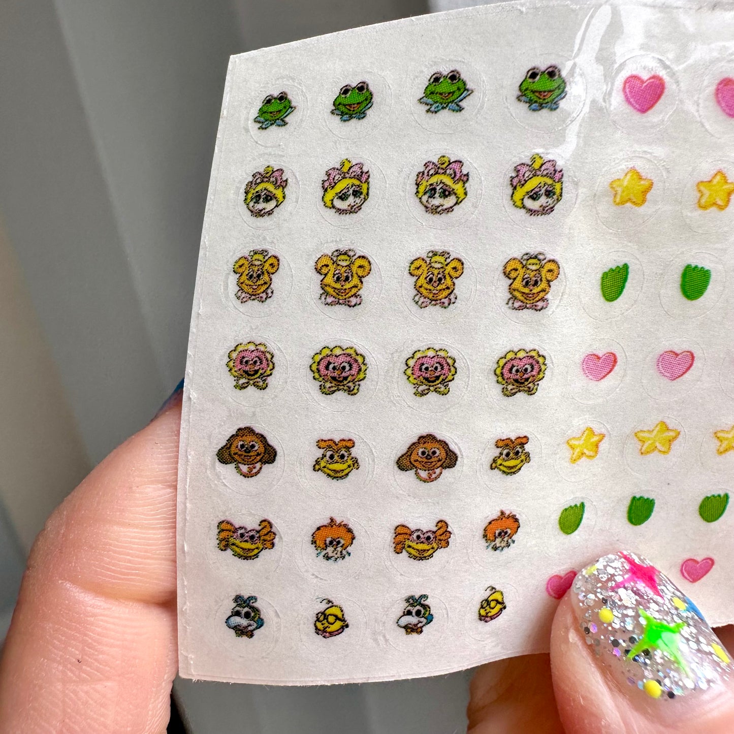 1986 Muppet Babies Nail Tint & Stickers