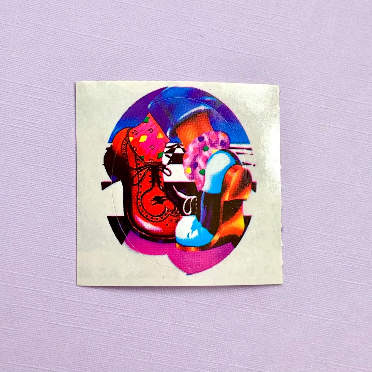 80’s Lisa Frank Dancing Shoes Sticker