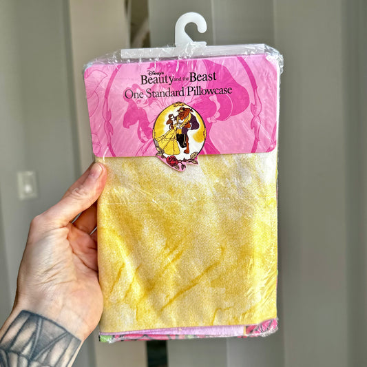 90’s Beauty & the Beast Double Sided Pillowcase