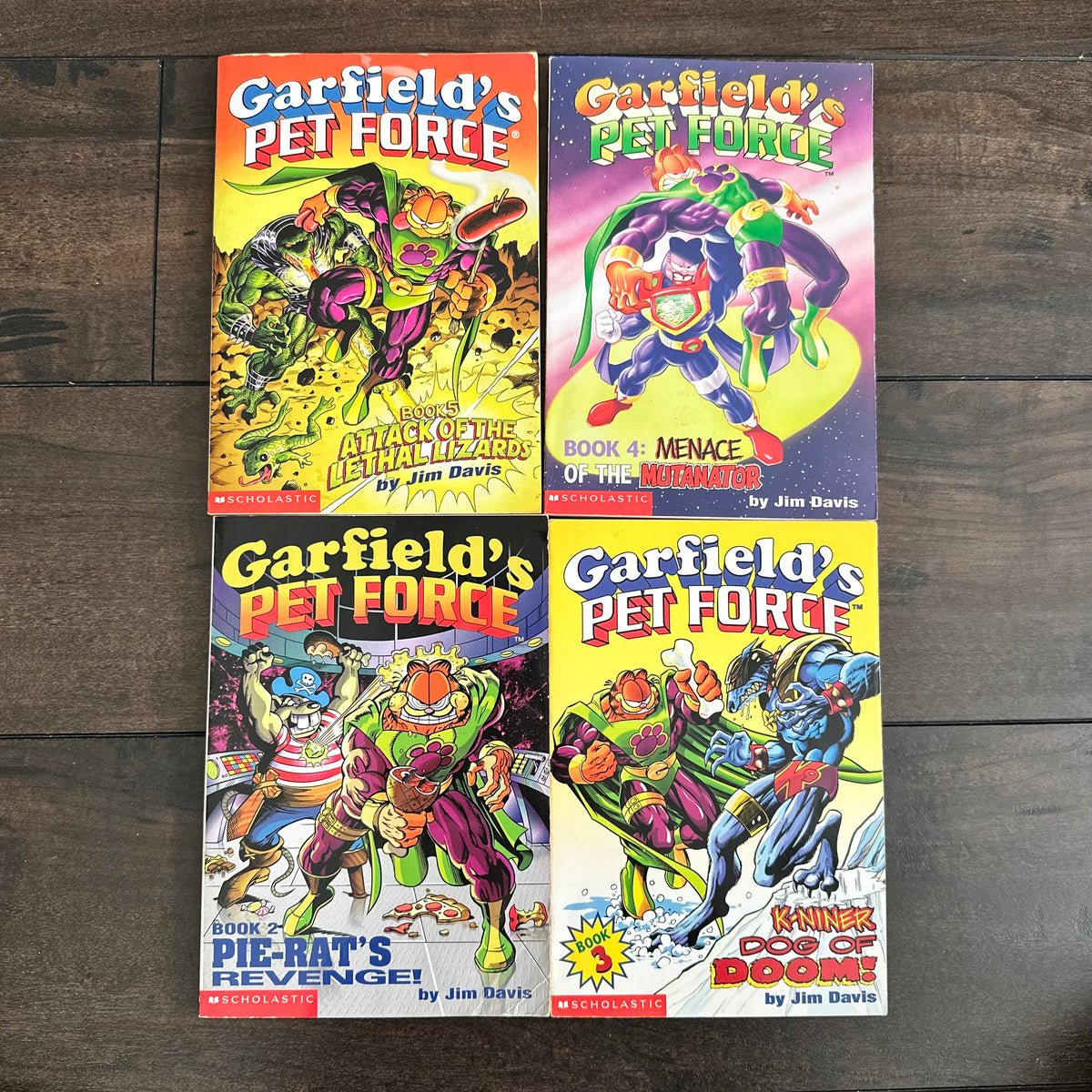 1998 Garfield’s Pet Force Book Lot
