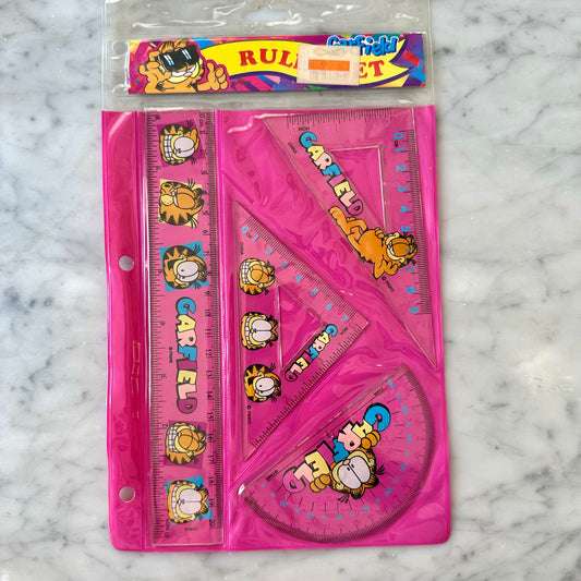 80’s Garfield Ruler Set