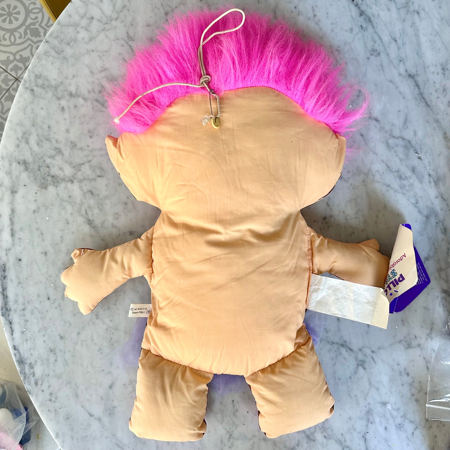 1992 Ballerina Treasure Troll Pillow