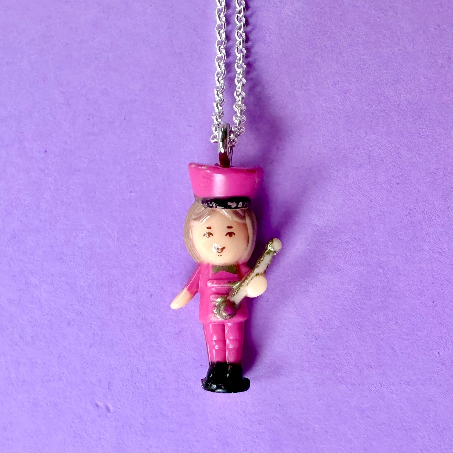 Vintage Polly Pocket Doll Necklace