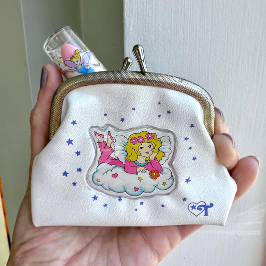 Vintage Tinkerbell Cosmetics Lipstick &  Coin Purse