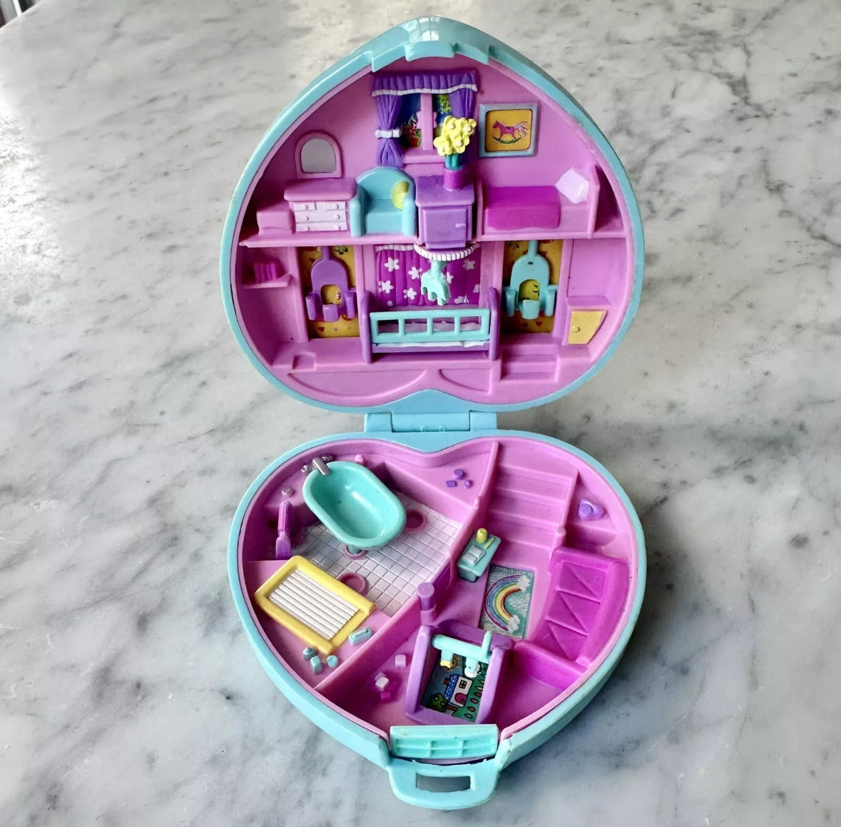 1994 Polly Pocket Babytime Fun Nursery