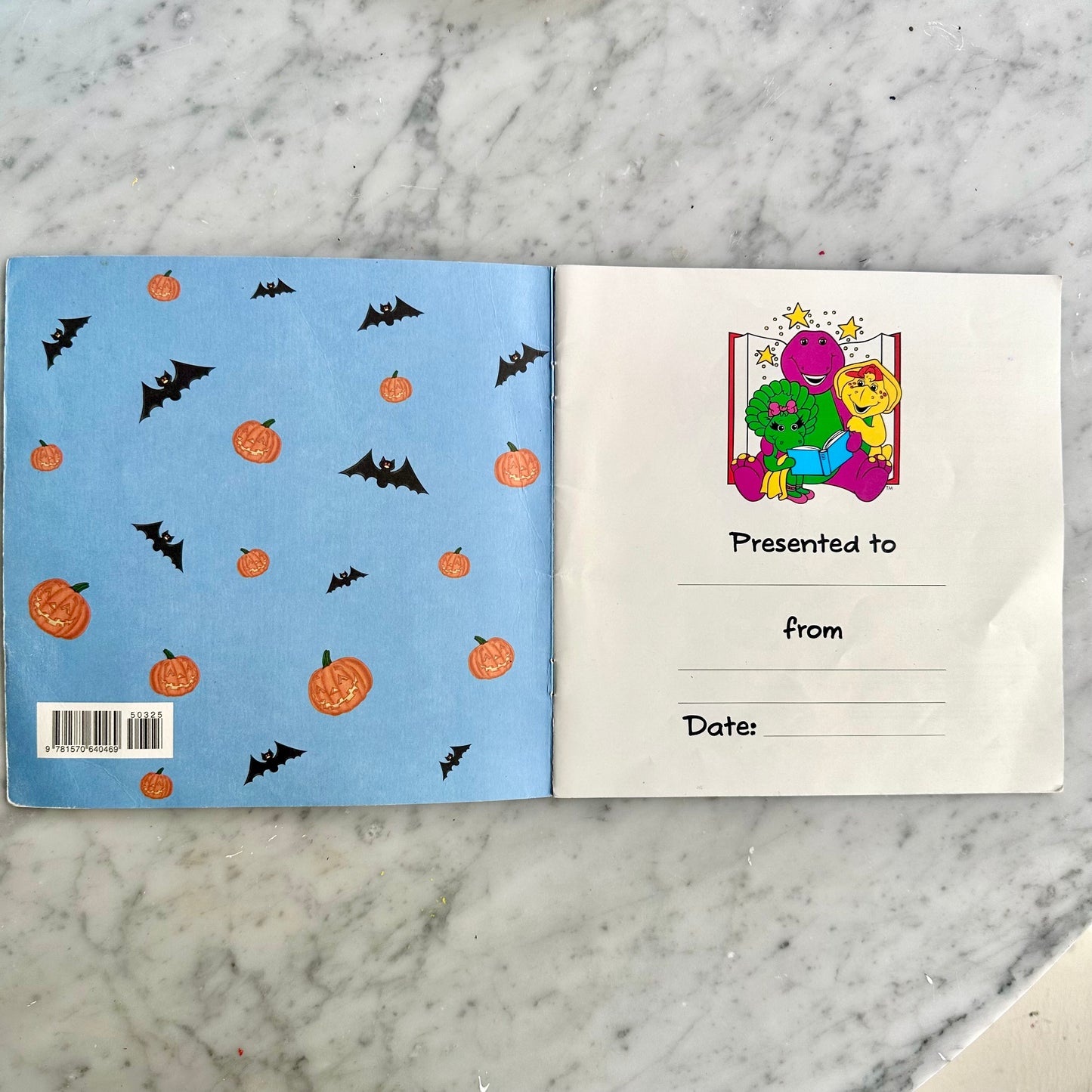 90’s Barney’s Halloween Party Book