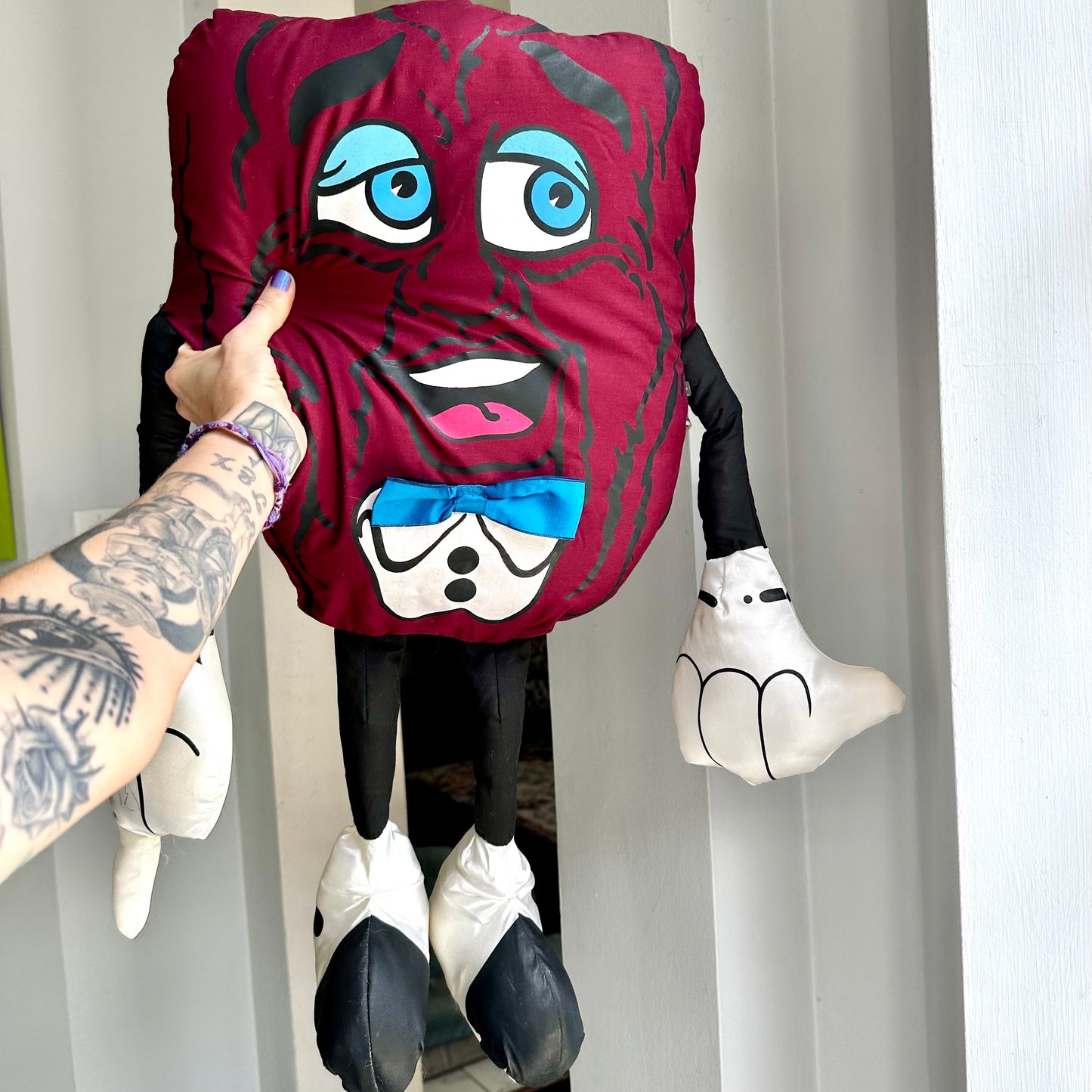 1987 California Raisins Pillow Person