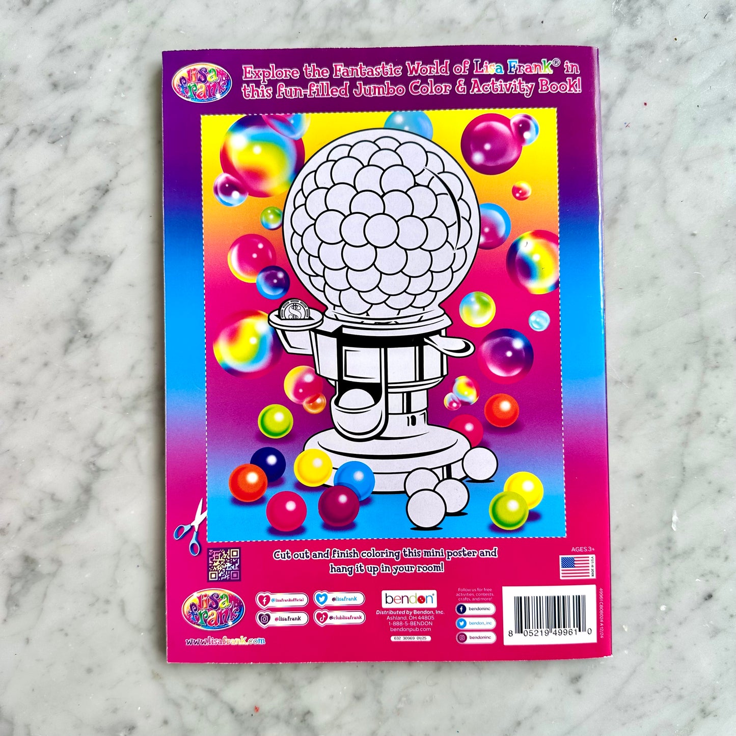 Lisa Frank Jumbo Coloring & Activity Book
