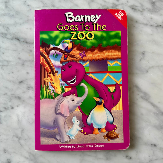 90’s Barney Goes to the Zoo Lift-and-Peek Boom