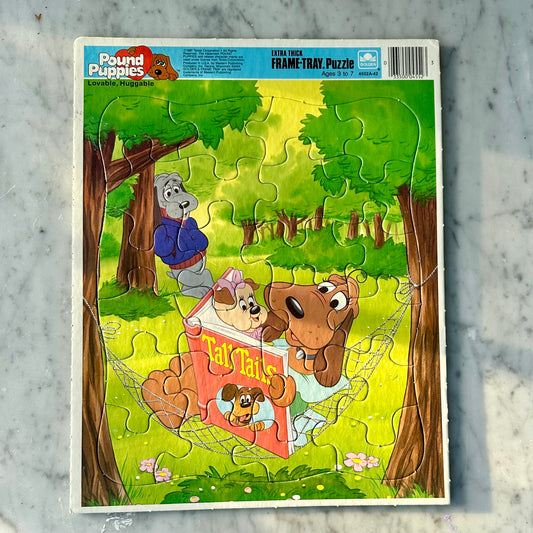 1987 Tonka Pound Puppies Puzzle