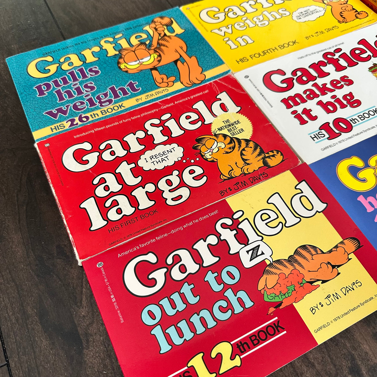 Vintage Garfield Comic Book Lot