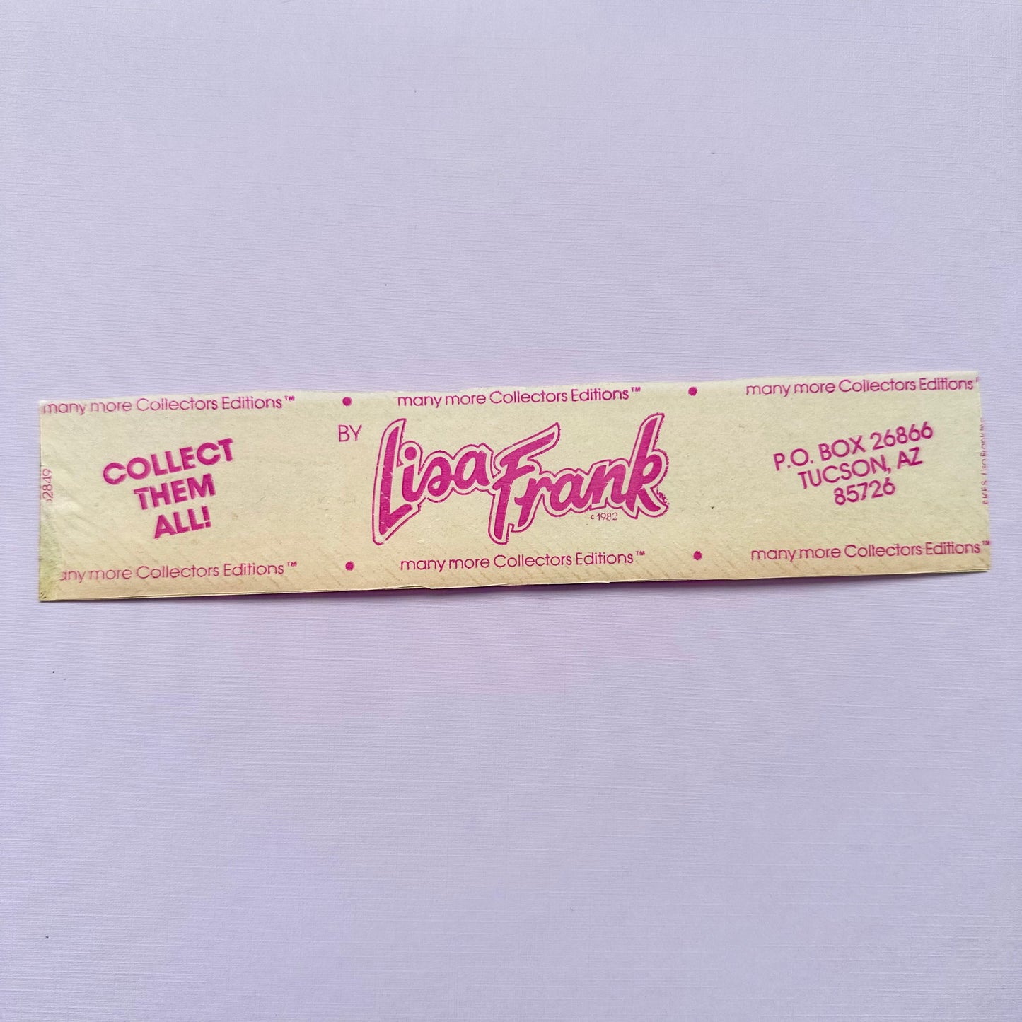 1982 Lisa Frank Betty Boop Sticker