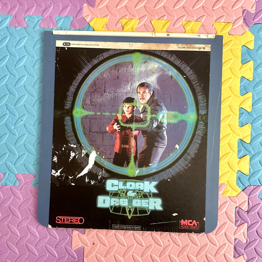 1985 Cloak & Dagger MCA CED Video Disc