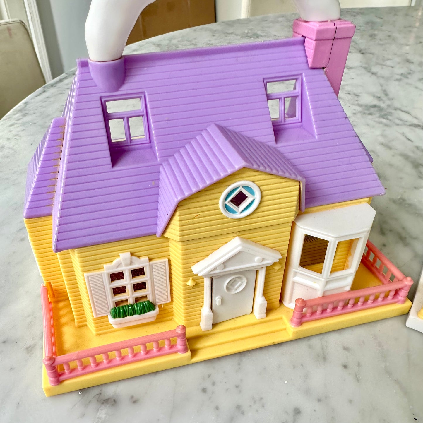 1990s Blue Box Tiny Dreams Carry-Along Mini Dollhouses