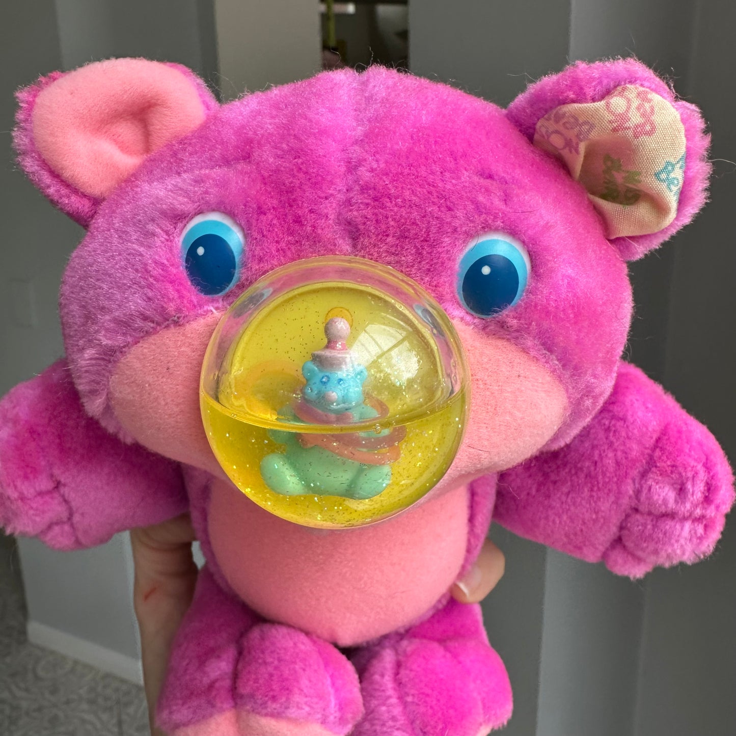 1987 Nosy Bear “Bear Ring Toss” Plush