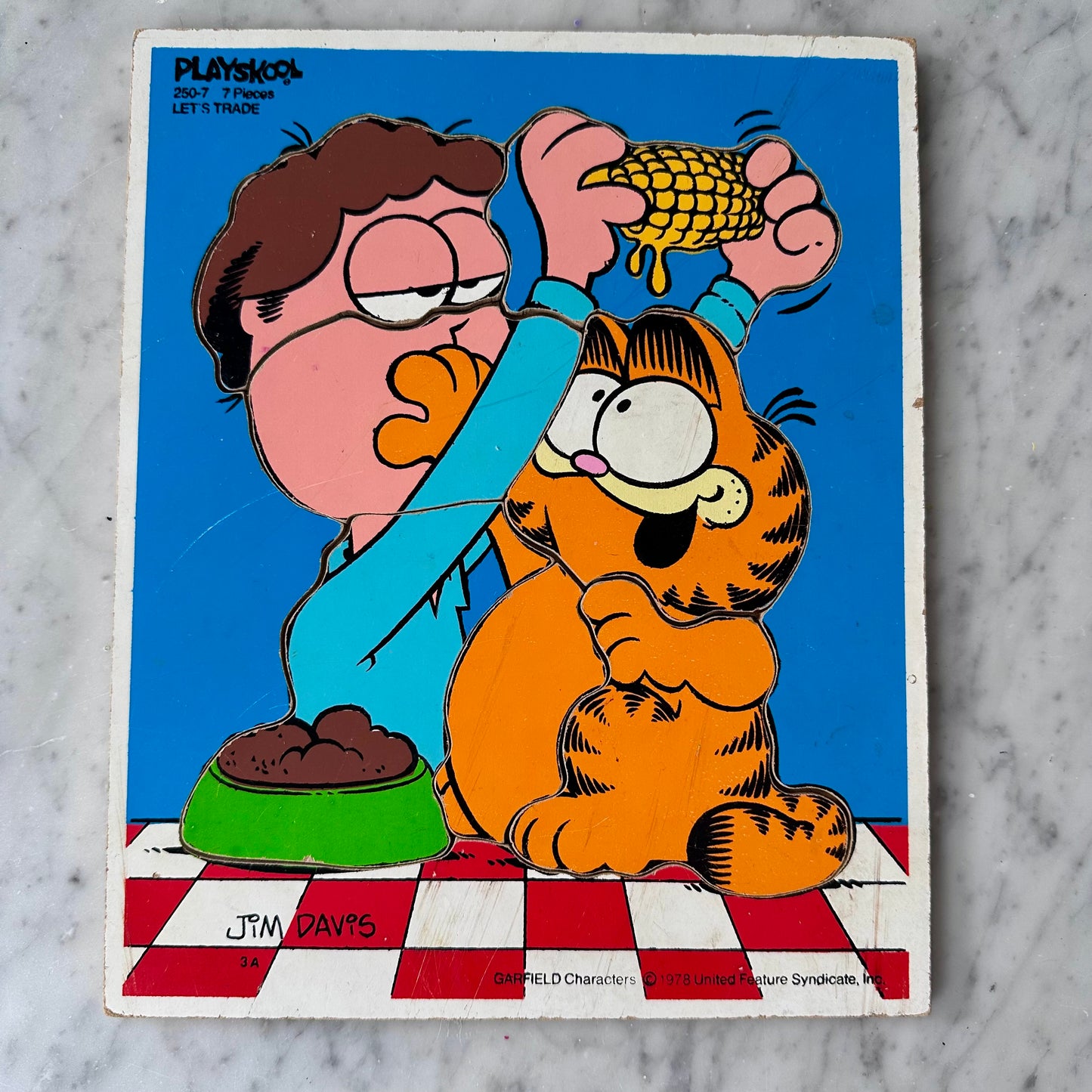 1978 Playskool Garfield “Let’s Trade” Puzzle
