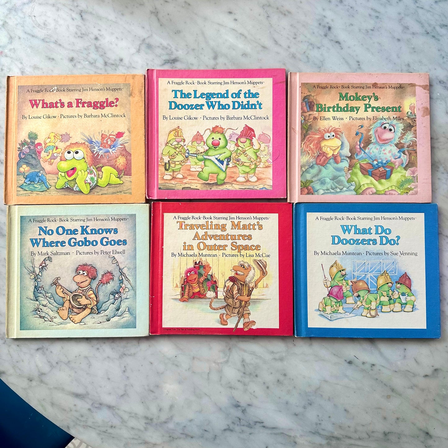 Vintage Fraggle Rock Book Lot
