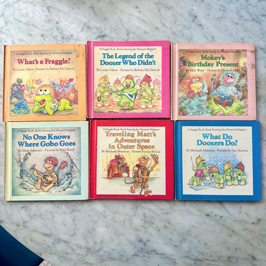 Vintage Fraggle Rock Book Lot