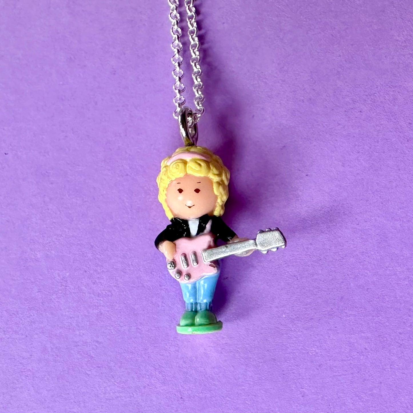 Vintage Polly Pocket Doll Necklace