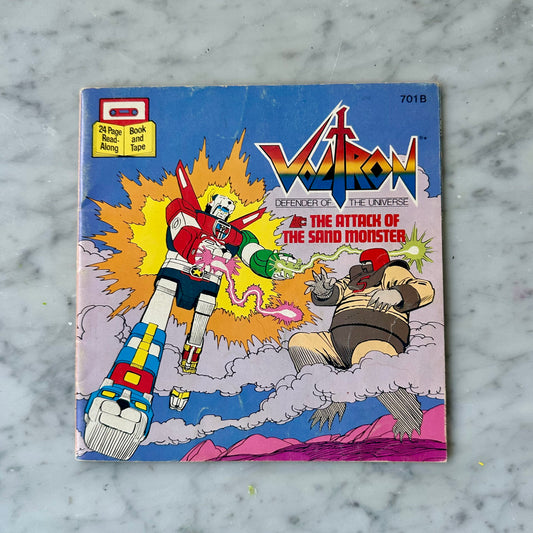 80’s Voltron “The Attack of the Sand Monster” Book
