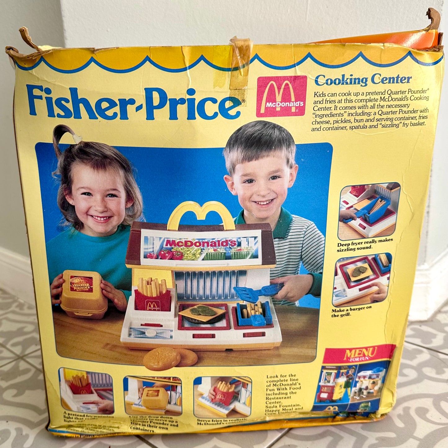 1989 Fisher Price McDonald’s Cooking Center