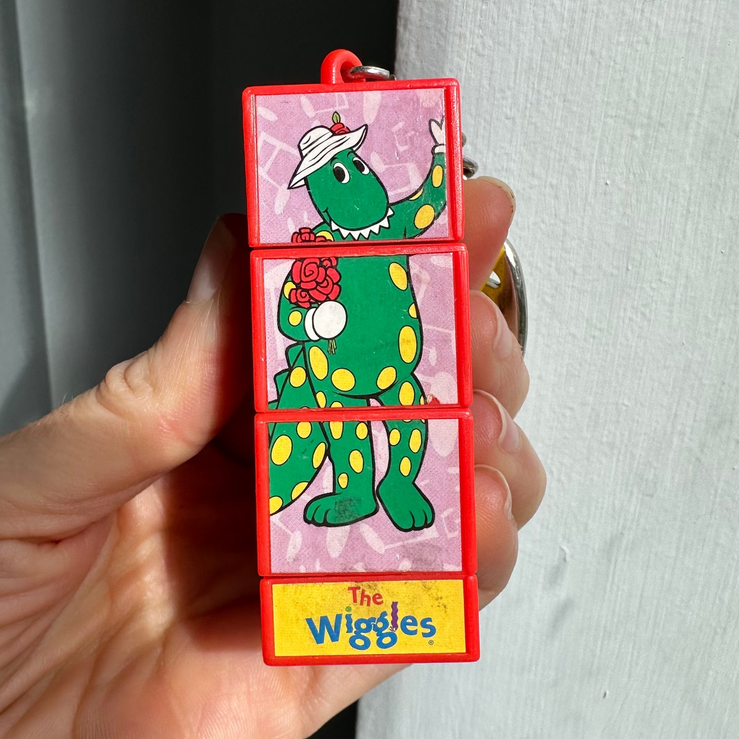 2003 The Wiggles Puzzle Cube Keychain