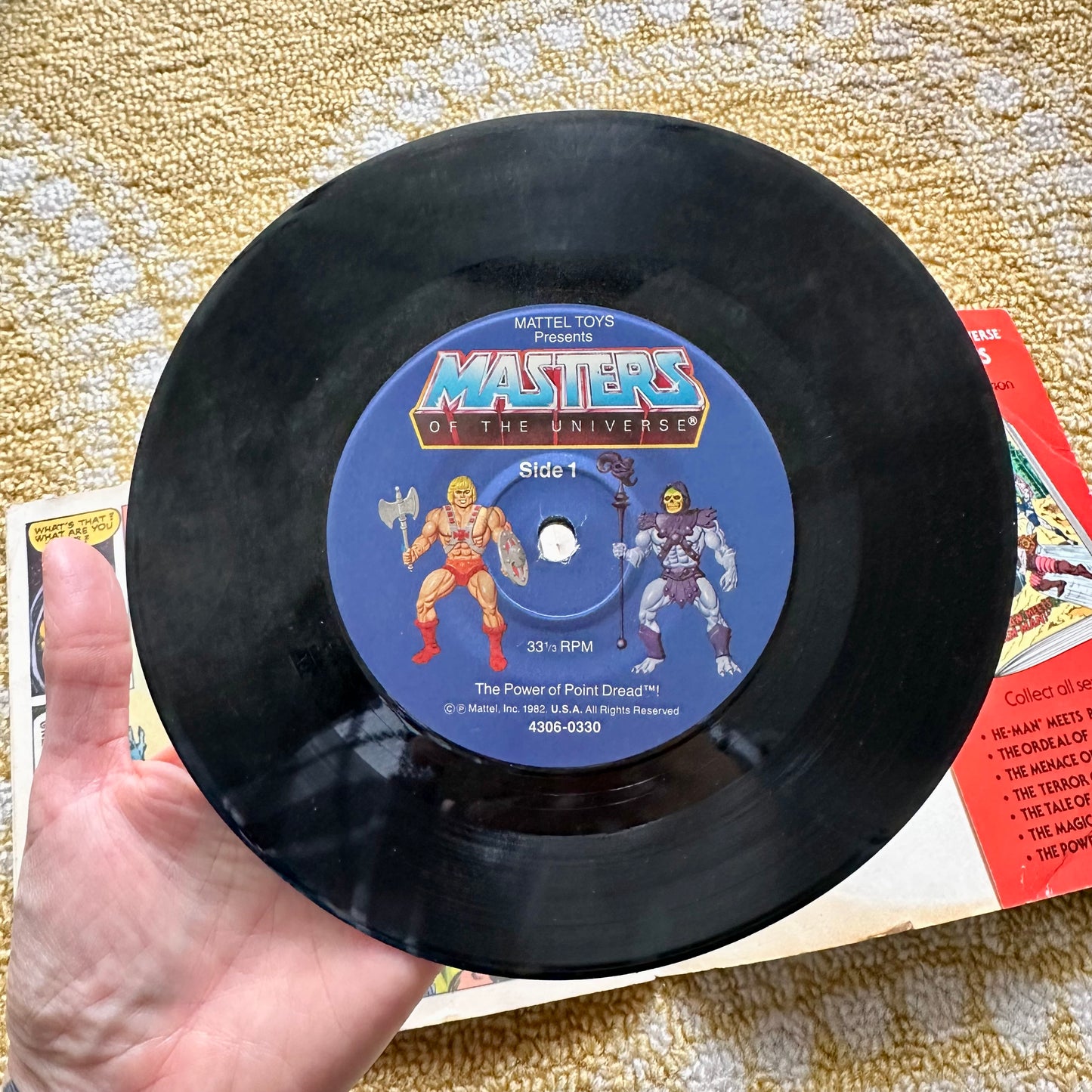 1983 Masters of the Universe Read-Along Book * READ