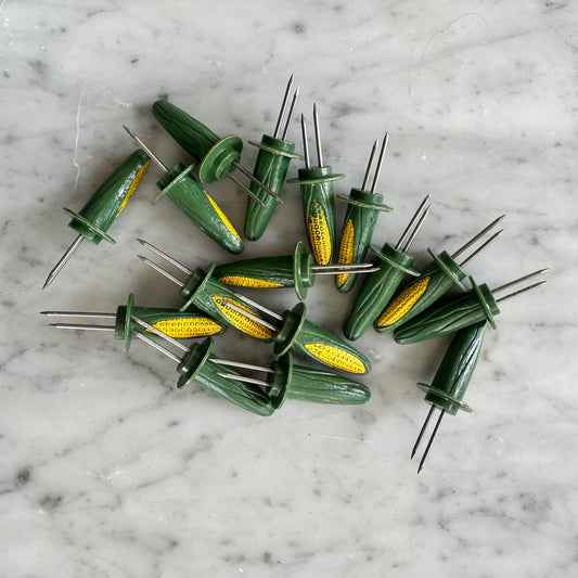 Vintage Corn Cob Holders-16 Pcs