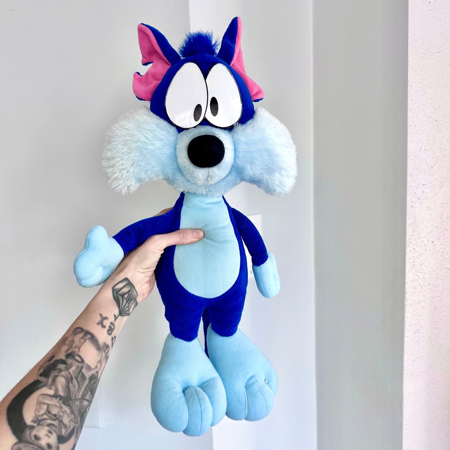 90’s Tiny Toons Furrball Plush 20”
