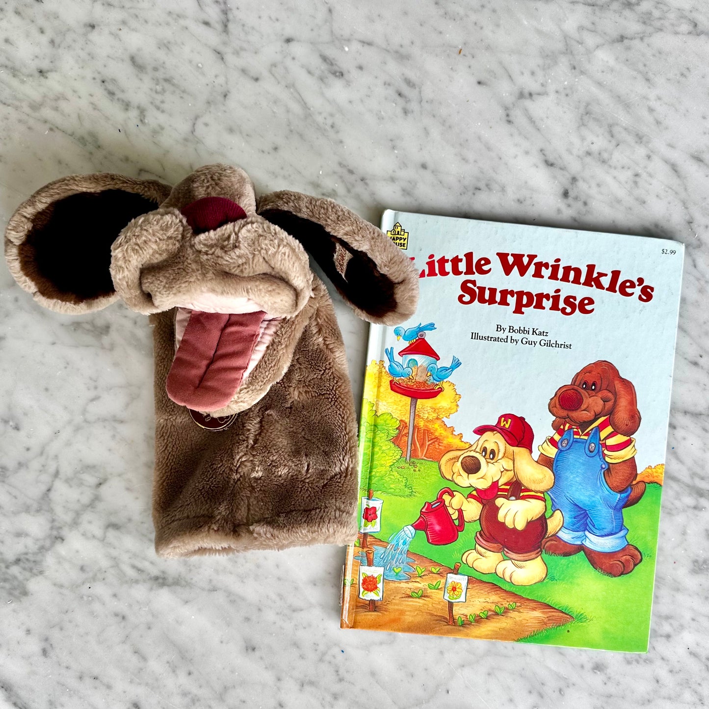 80’s Wrinkles Hand Puppet and Book