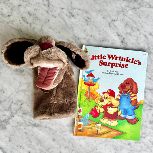 80’s Wrinkles Hand Puppet and Book