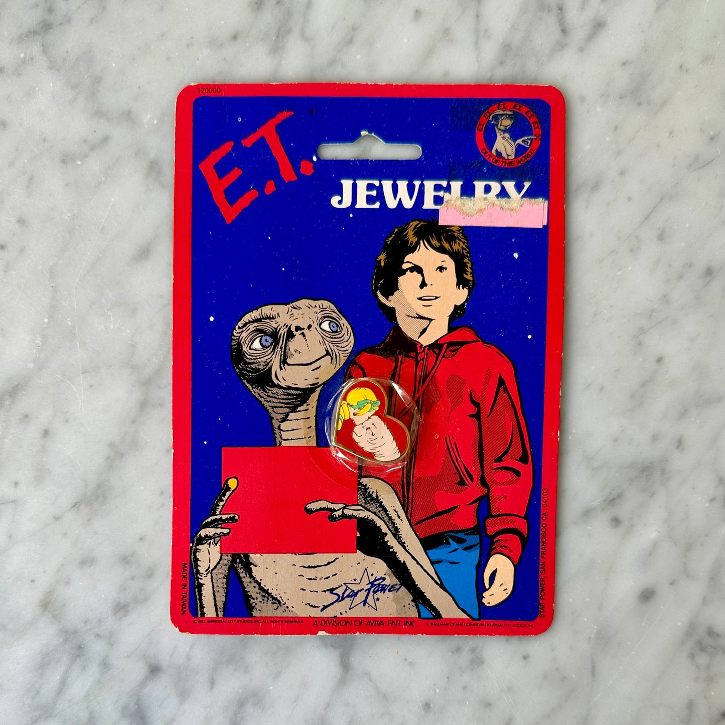 1982 E.T. and Gertie Enamel Pin