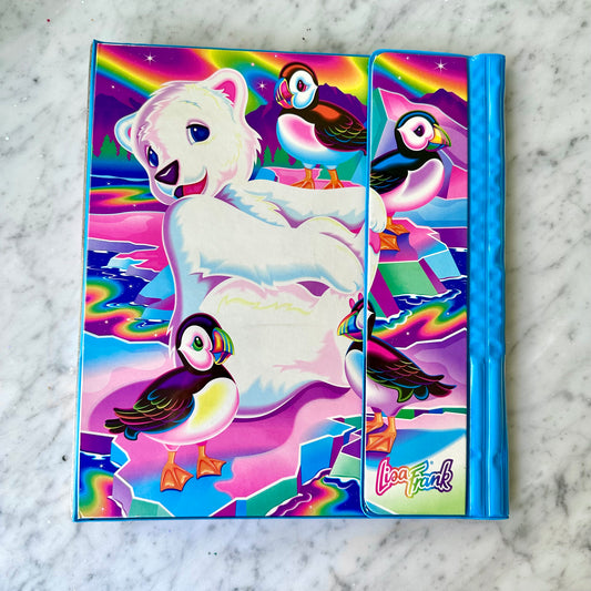 1990’s Lisa Frank Roary Trifold Stuart Hall Binder