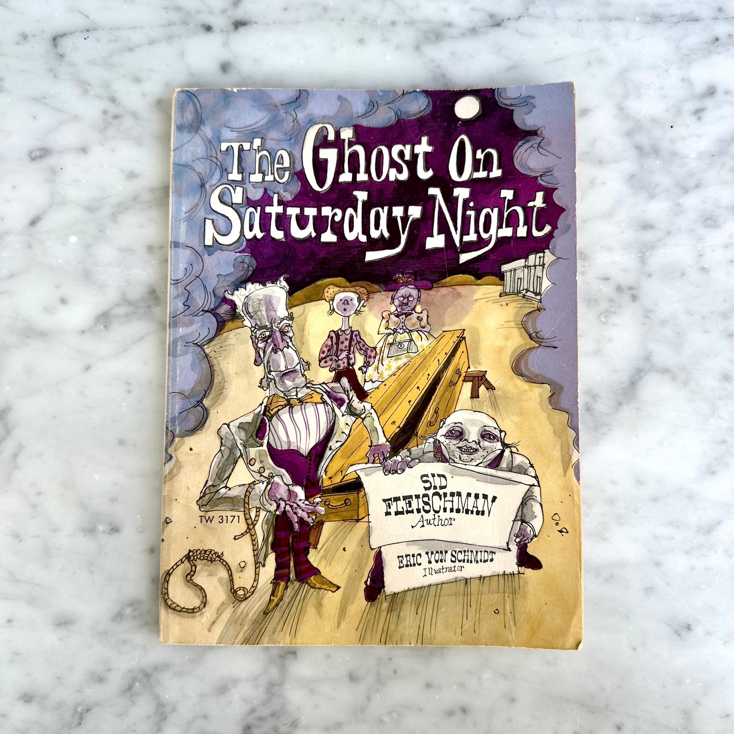 1975 The Ghost On Saturday Night” Book by Sid Fleischman/Eric Von Schmidt
