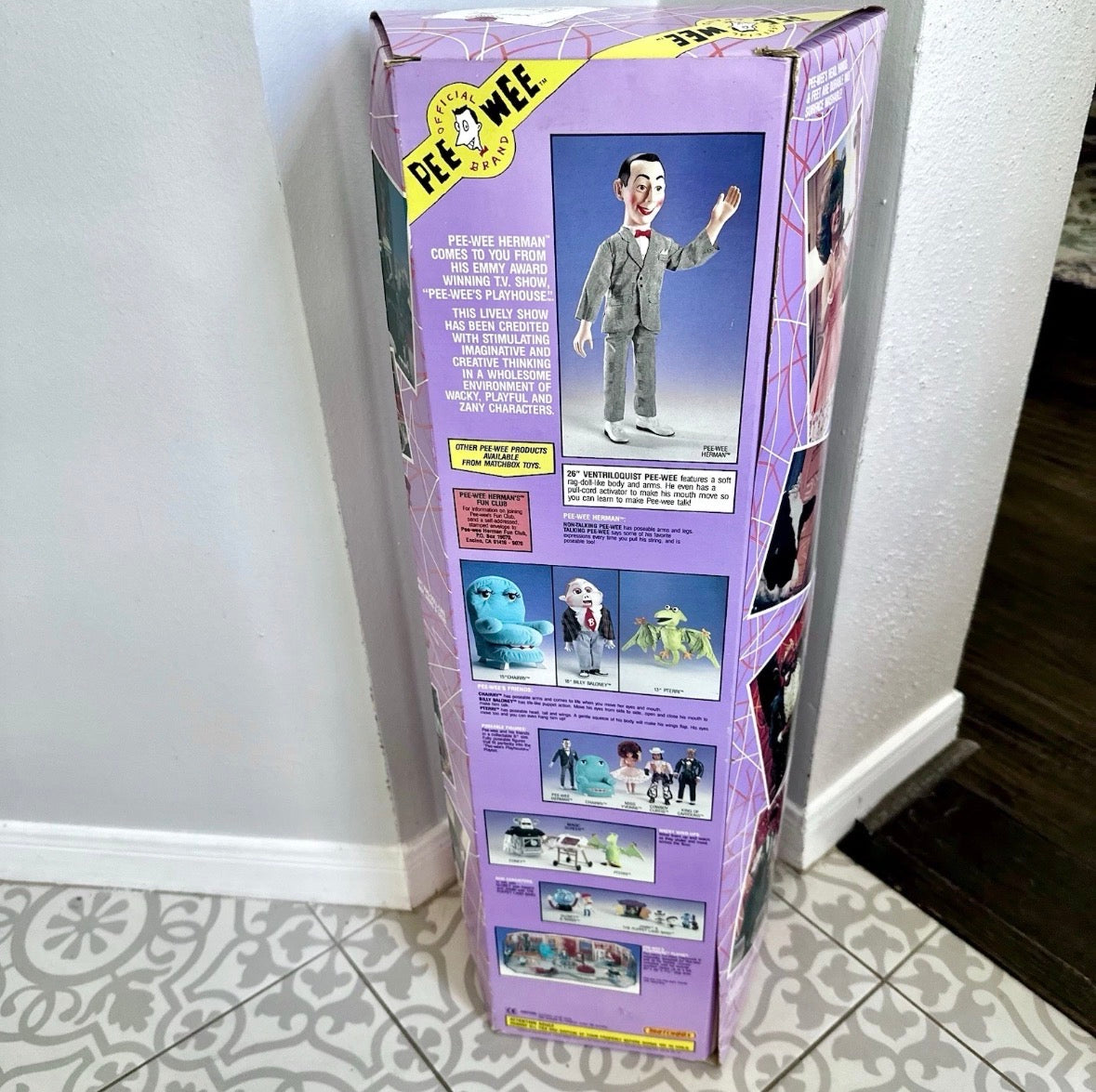1989 Pee Wee Herman Ventriloquist Doll