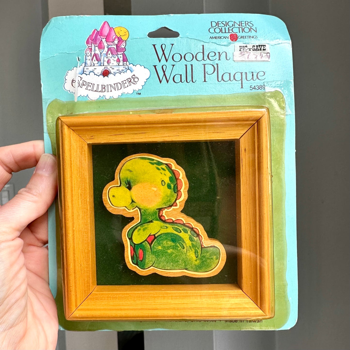 1988 Spellbinders Wooden Wall Plaque