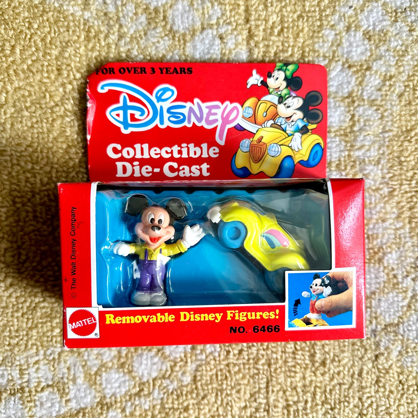 Vintage Disney Mickey Collectible Die Cast Toy