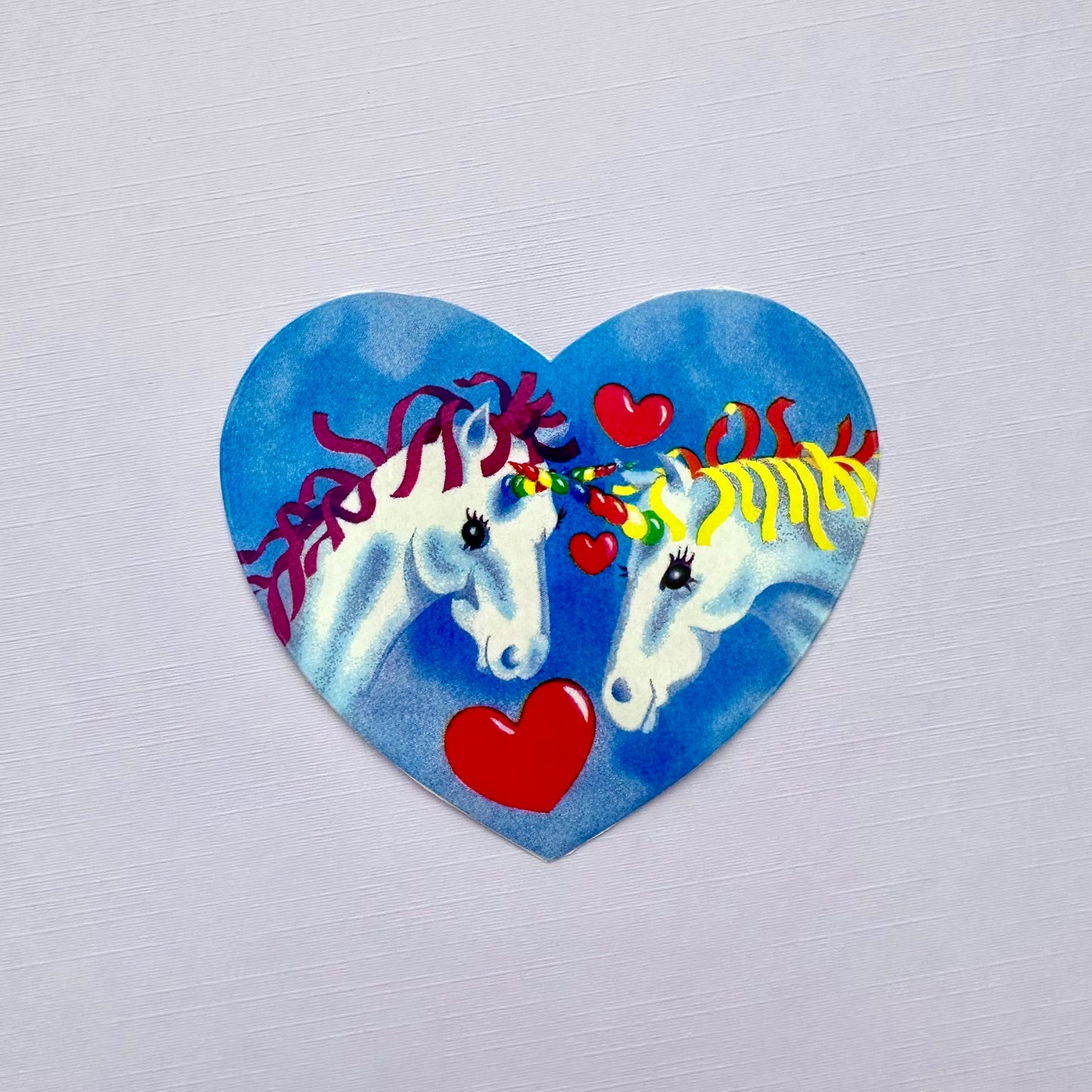 1982 Lisa Frank Unicorns Sticker