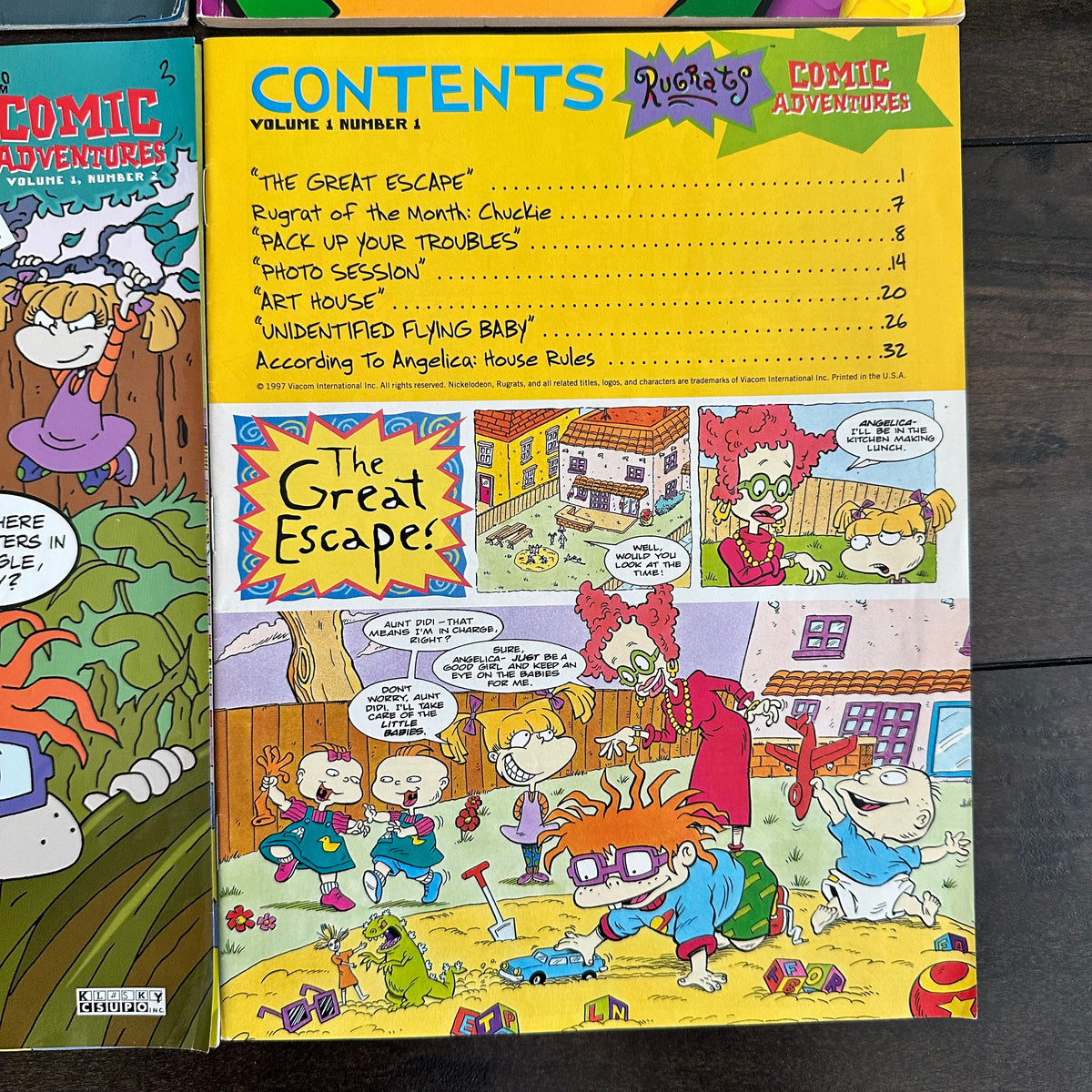 90’s Rugrats Comic and Coloring Book Lot