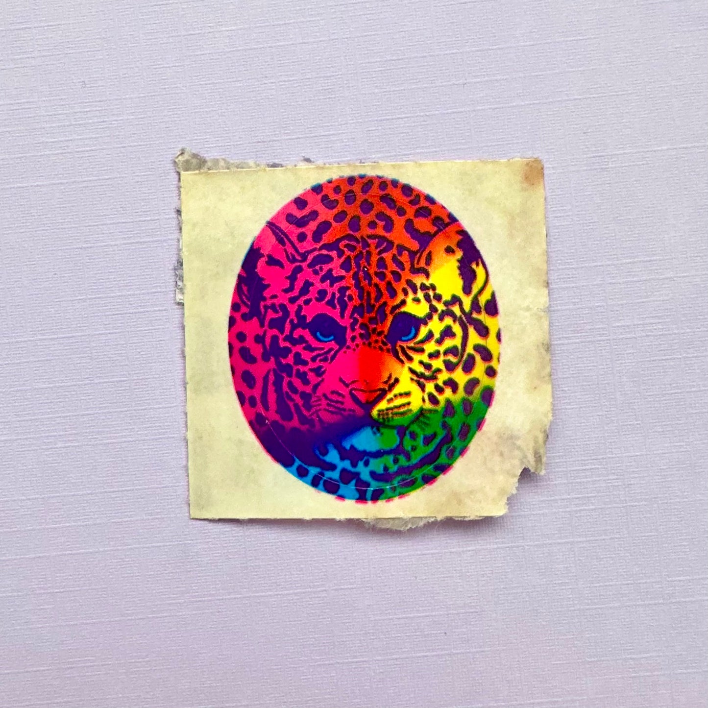 80’s Lisa Frank Leopard Sticker