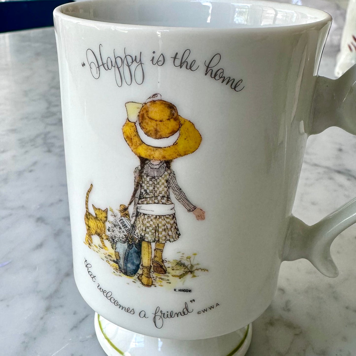 Vintage Holly Hobbie Porcelain Mug