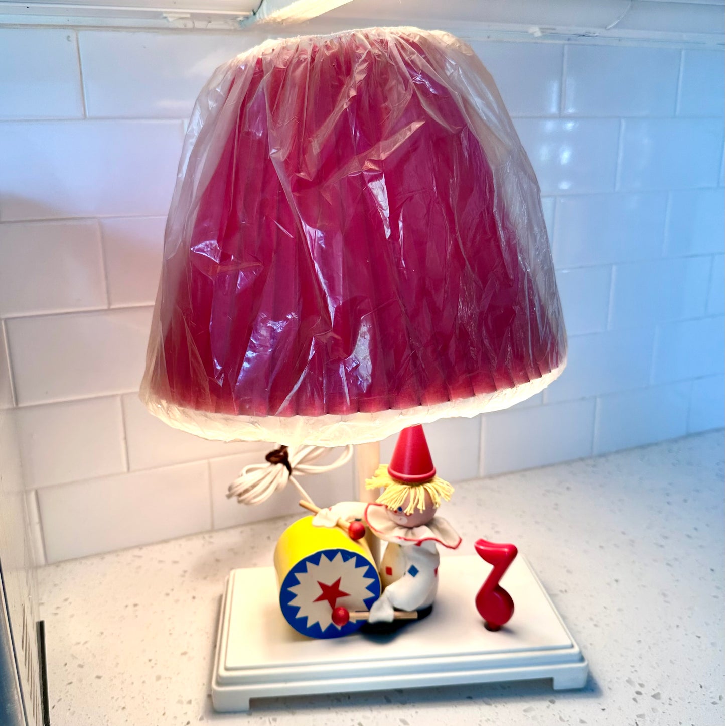 80’s Musical Clown Lamp