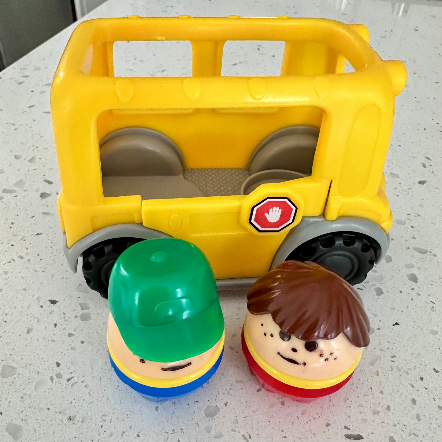 Vintage Little People Bus with Little Tykes Figures