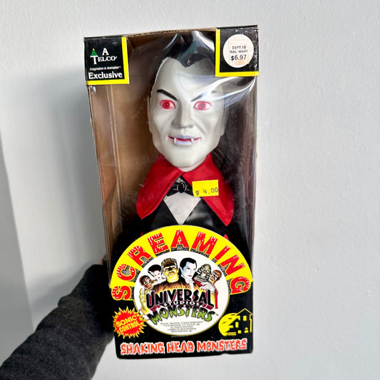 Vintage 1992 Telco Universal Monsters Shaking Head Monsters “Dracula”