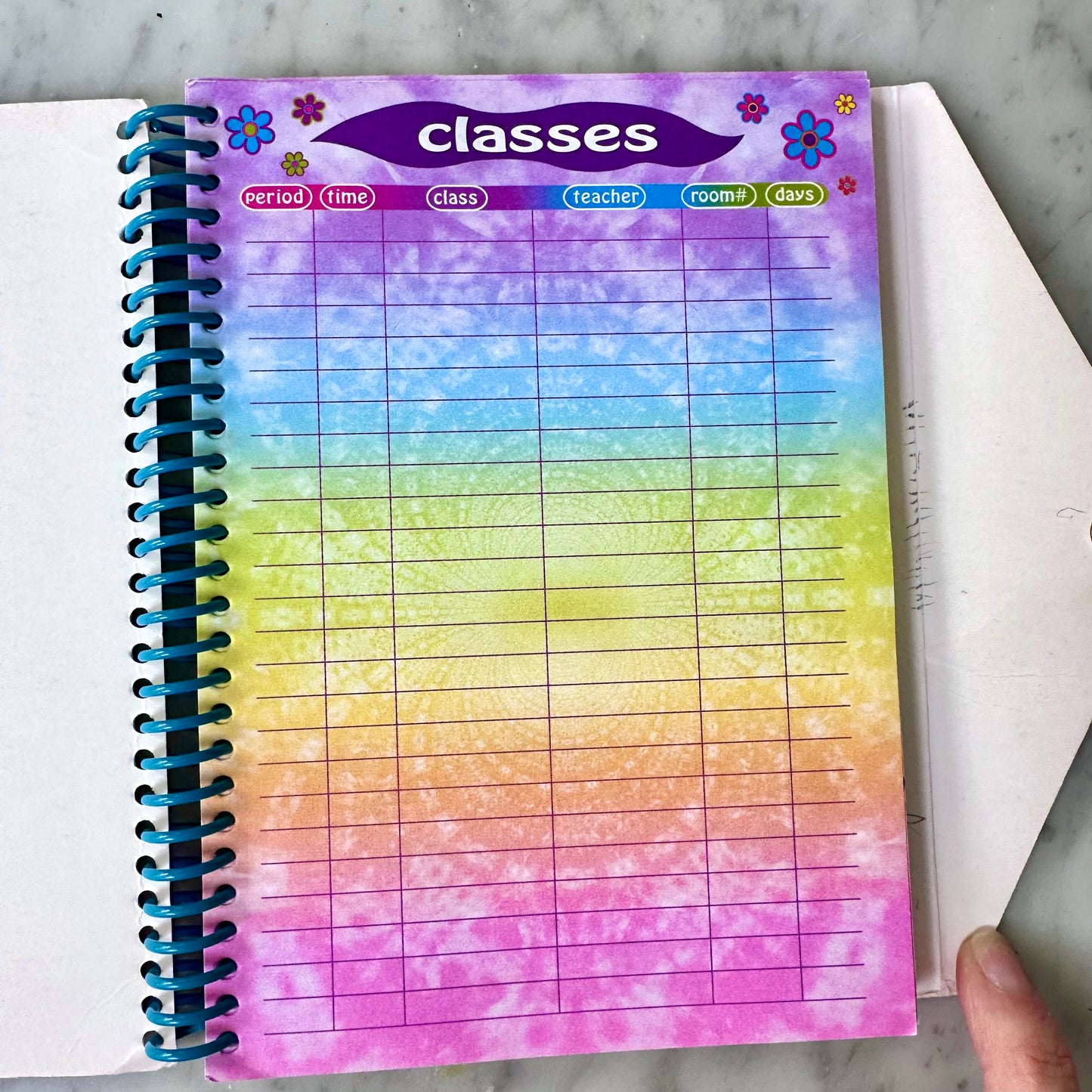 Vintage Lisa Frank Butterfly Agenda Book