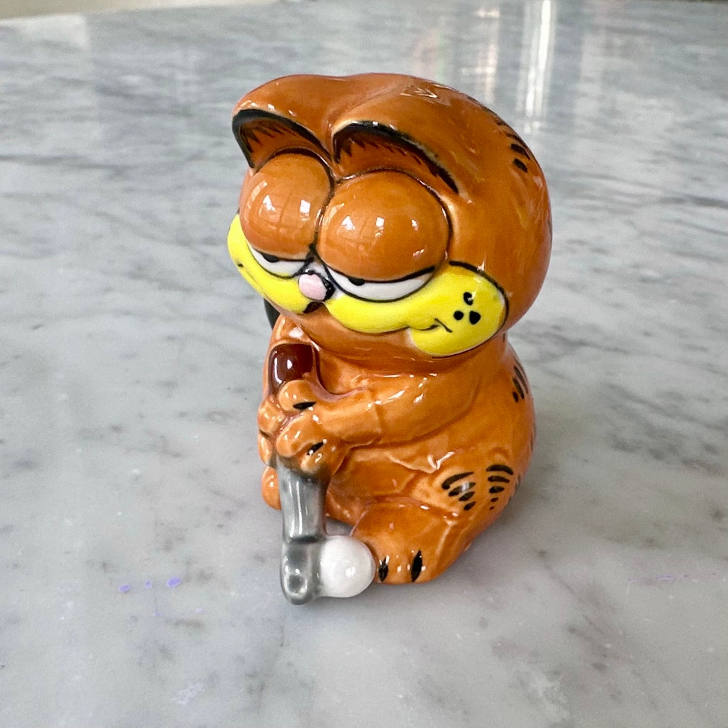 80’s Golfing Garfield Ceramic Figure