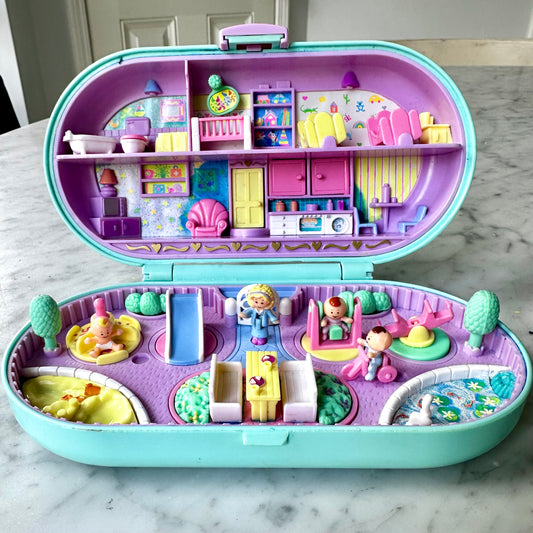 1992 Polly Pocket Babysitting Stamper Set