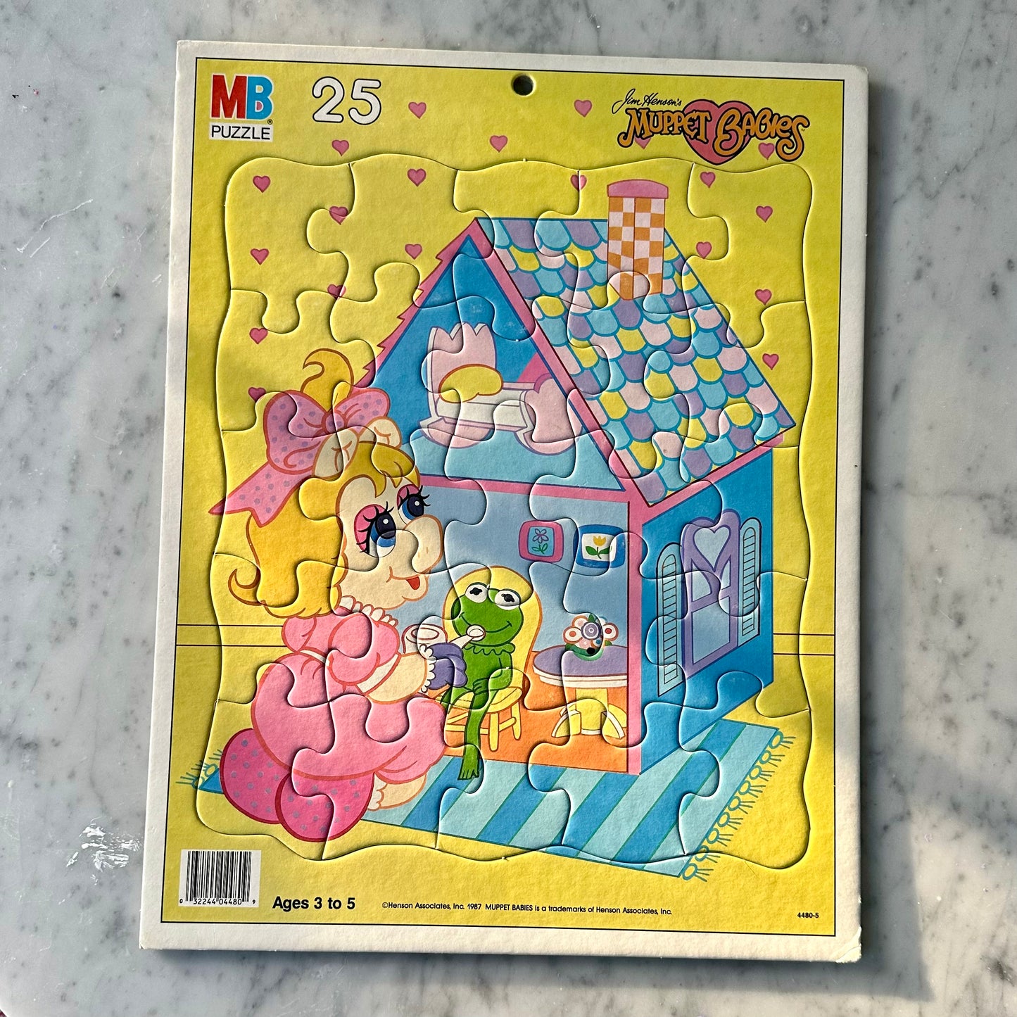 1987 Disney’s Muppet Babies Kermit & Miss Piggy Puzzle